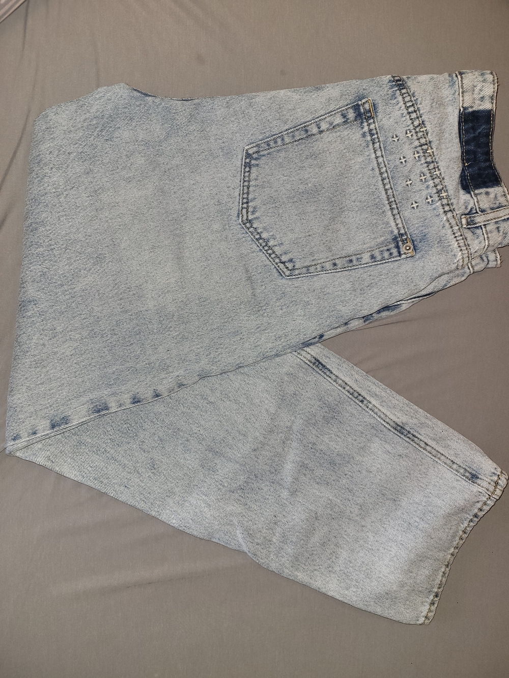 Ksubi Pale Wash Straight Leg Women's Jeans - Picture 6 of 7